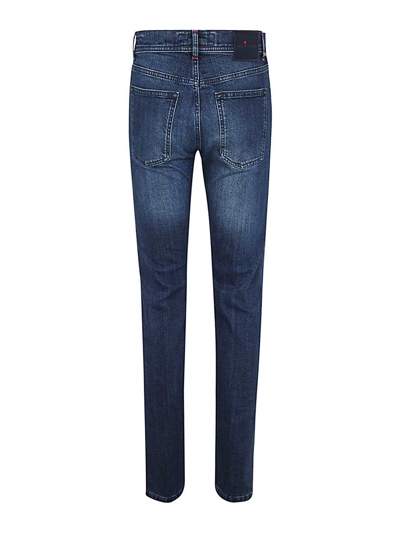 Shop Kiton Jeans In Azul