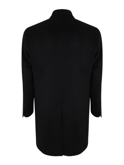 Shop Sartoria Latorre Aosta Single Breasted Coat In Black