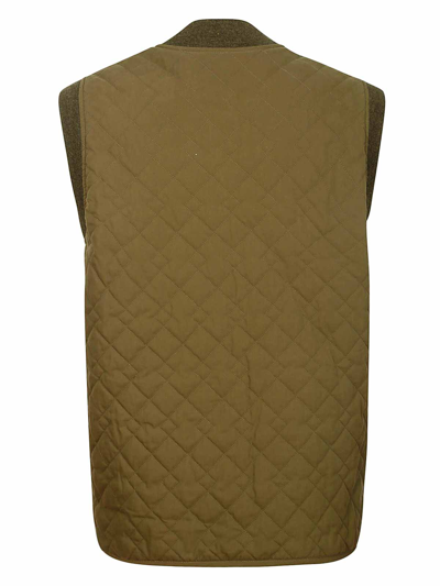 Shop Apc A.p.c Quilted Vest In Light Brown