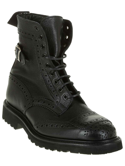 Shop Tricker's Ankle Boot In Black