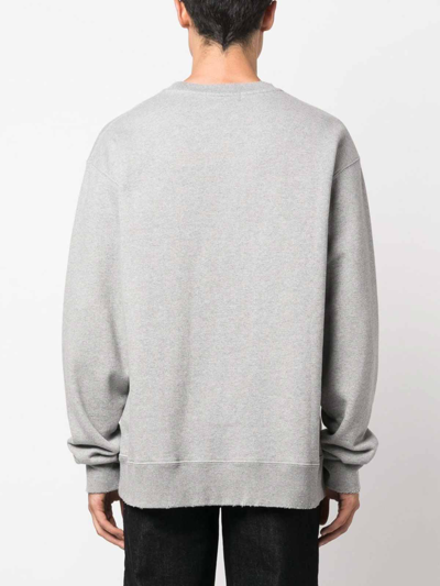 Shop Ambush Logo Cotton Sweatshirt In Gris