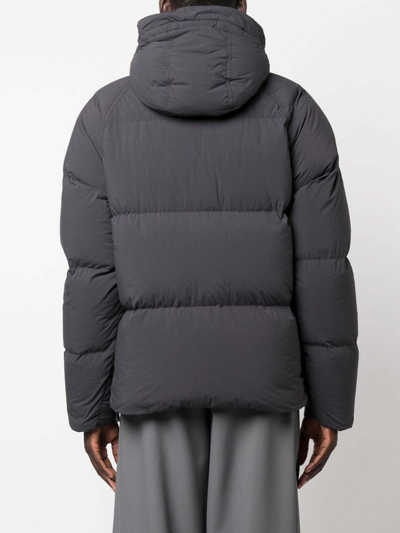 Ten C Artic Down Parka Down Jacket In Grey