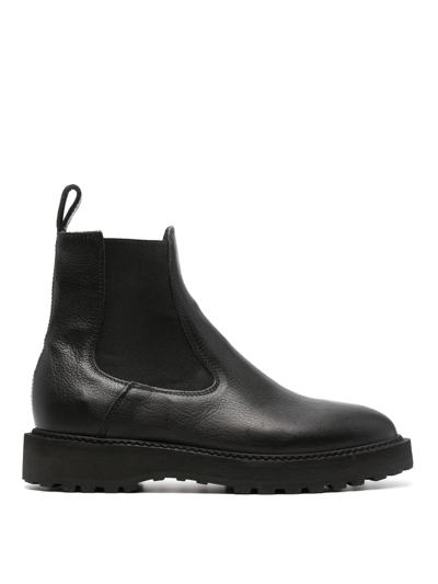 Shop Diemme Alberone Leather Chelsea Boots In Black
