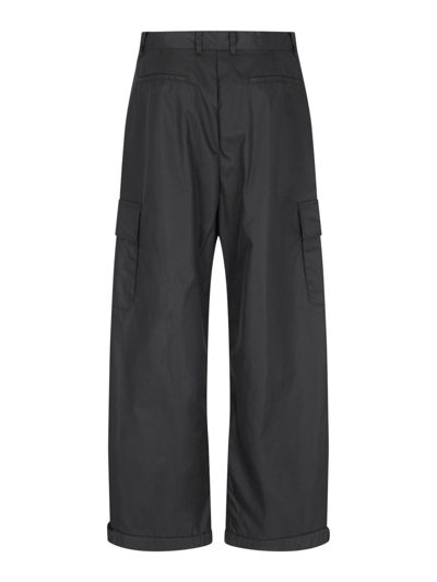 Shop Off-white Wide Trousers In Negro