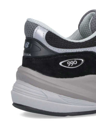 New Balance Mesh Upper Sneakers Contrast Midsole In Black