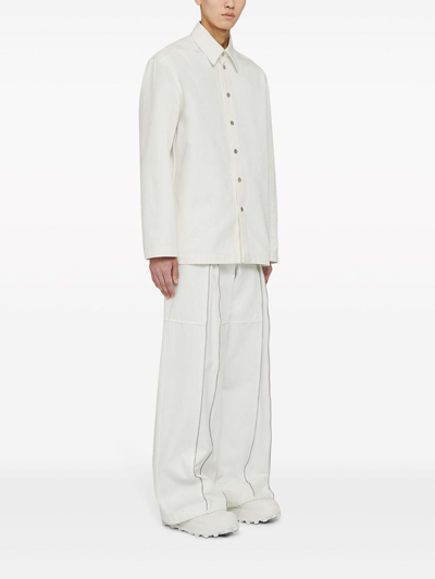 Shop Jil Sander Camisa - Blanco In White