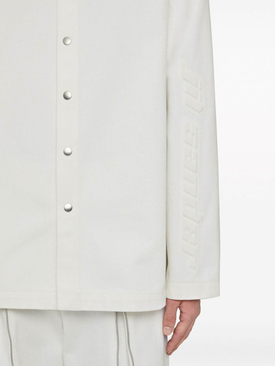 Shop Jil Sander Organic Cotton Denim Shirt In White