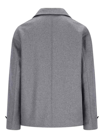 Shop Paul Smith Wool And Cashmere Jacket In Grey