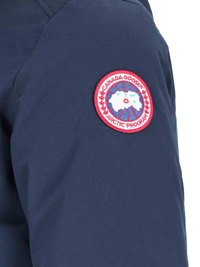 Shop Canada Goose Parka - Chateau In Blue