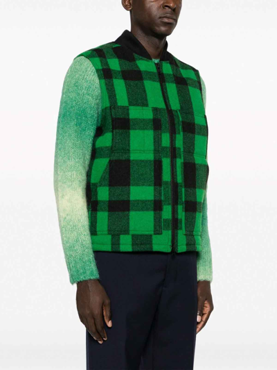 Shop Filson Wool Vest In Green