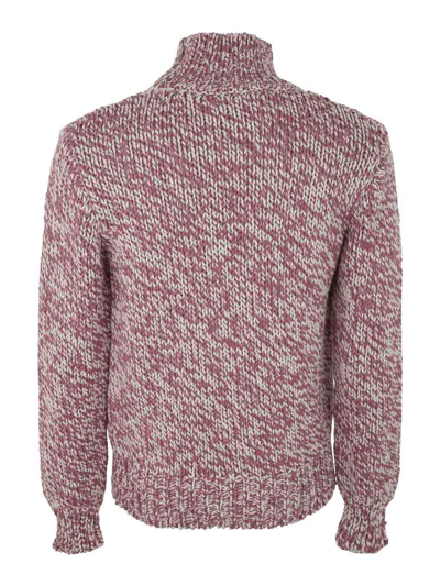 Shop Dries Van Noten Memphis 7707 Sweater In Pink