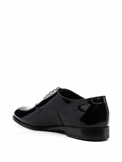 Shop Doucal's Oxford Lace Up Shoes In Negro