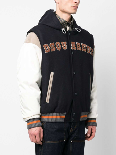 Shop Dsquared2 Hooded Jacket In Brown