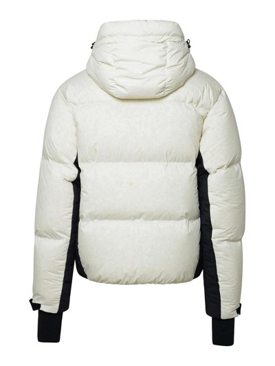 Moncler 'pramint' White Technical Nylon Down Jacket In White