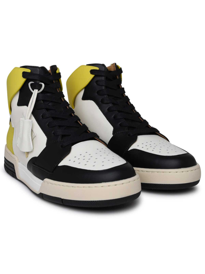 Shop Buscemi Sneaker Air Jon Giallo In White