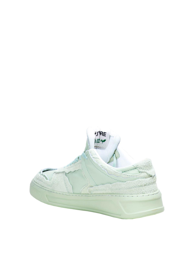 Shop Msgm Fantastic Green Trainer