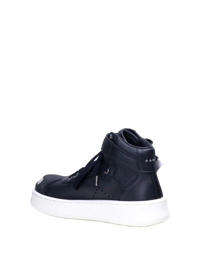 Shop Kenzo Hoops High Top Sneakers In Black