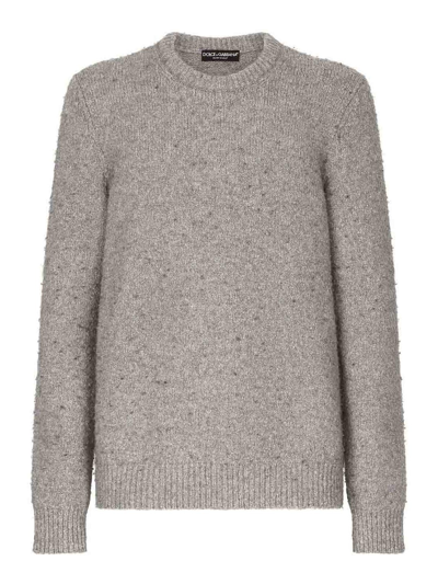 Shop Dolce & Gabbana Sweater In Gris