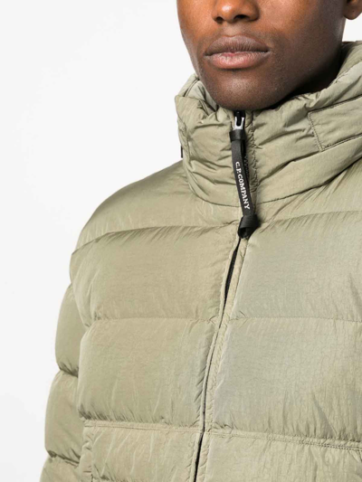 Shop C.p. Company `eco-chrome R` Padded Jacket In Light Green