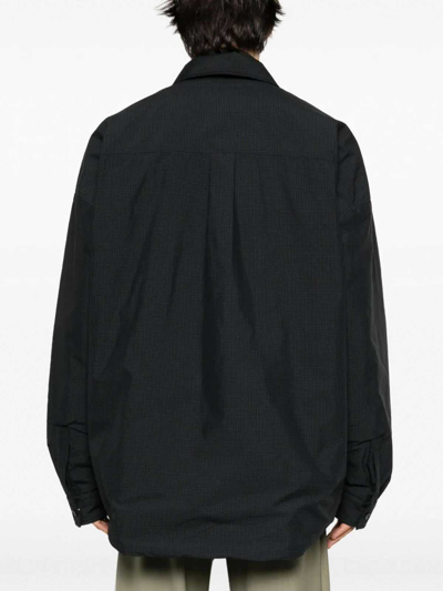 Shop Ambush Cotton Padded Jacket In Black