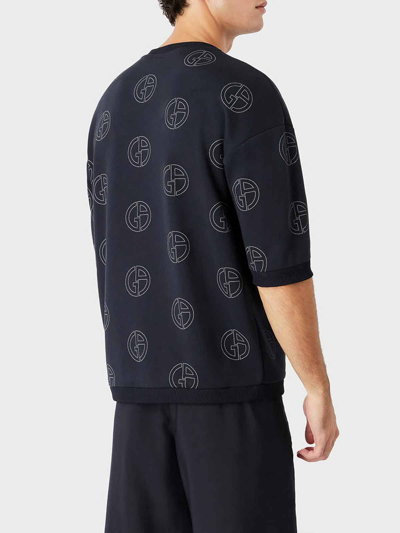 Shop Giorgio Armani Sweatshirt In Negro
