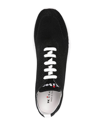 Shop Kiton Zapatos Con Cordones - Negro In Black