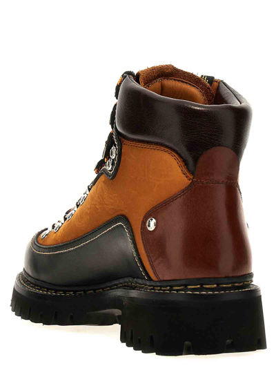 Shop Dsquared2 Canadian Boots In Brown