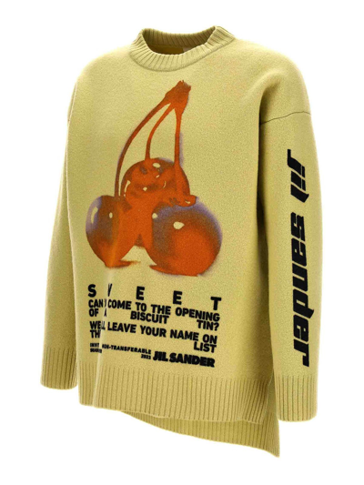 Jil Sander Runway Presentation Crewneck Sweater In Yellow