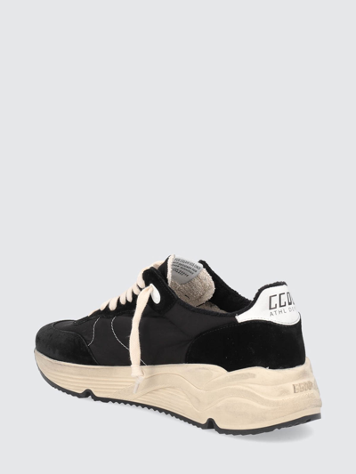 Golden Goose Men Running Sole Sneakers In Black
