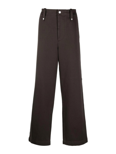 Burberry Trousers In Marrón