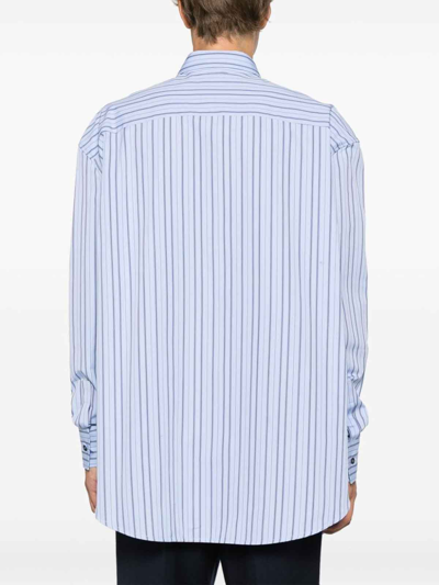 Shop Off-white Light Blue Striped Shirt