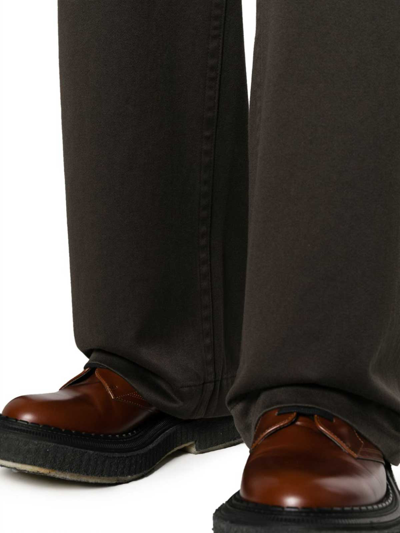 Burberry Trousers In Marrón