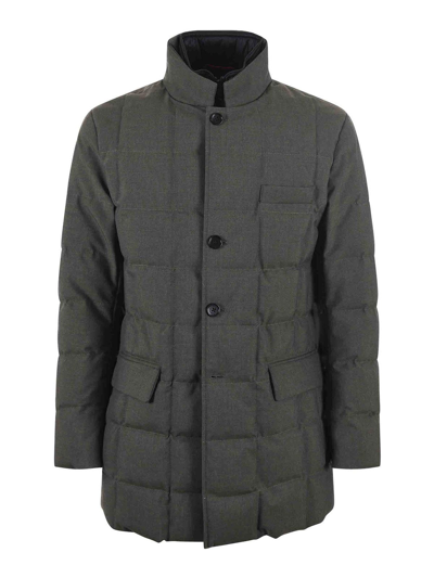 Fay Down Jacket In Green