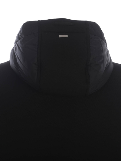 Shop Herno Down Jacket  In Nylon In Black