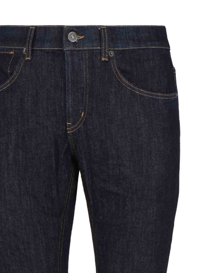 Shop Dondup Ervin Loose Jeans In Fixed Selvedge Denim In Blue
