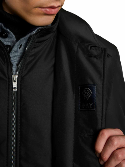 Shop Fay Waterproof Coat In Black