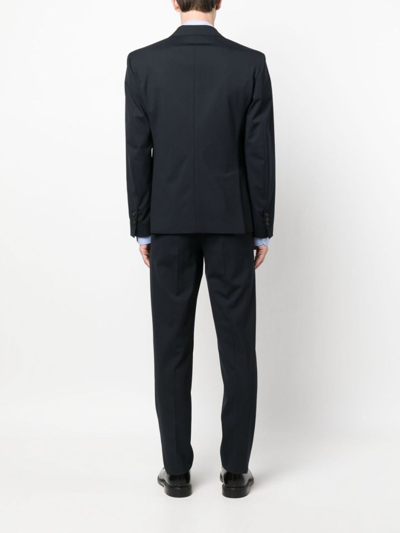 Dsquared2 Virgin-wool Single-breasted Suit In Azul Oscuro