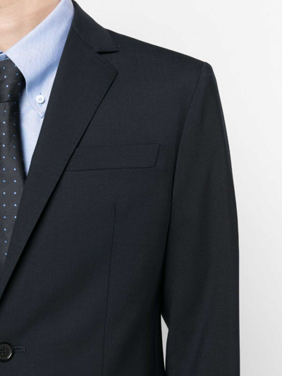 Dsquared2 Virgin-wool Single-breasted Suit In Azul Oscuro