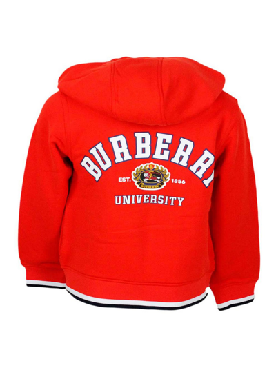 Shop Burberry Sweaters Red