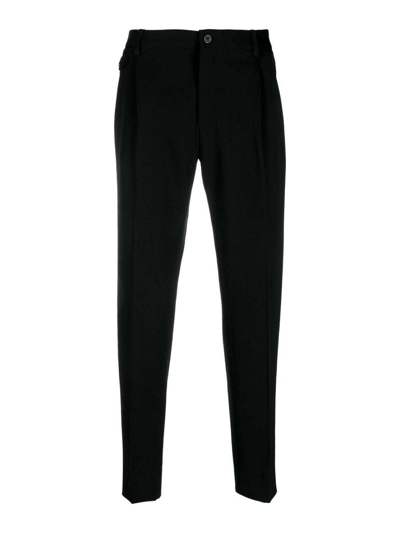 Shop Dolce & Gabbana Tailored Trousers In Black