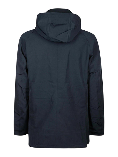 Barbour Winter Ashby Jacket In Dark Blue