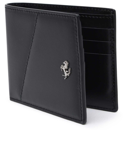 Shop Ferrari Horizontal Wallet In Black