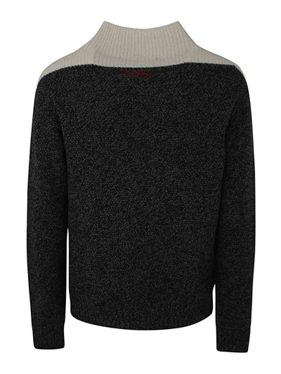 Shop Marni Suéter Con Cuello Alto - Gris In Grey