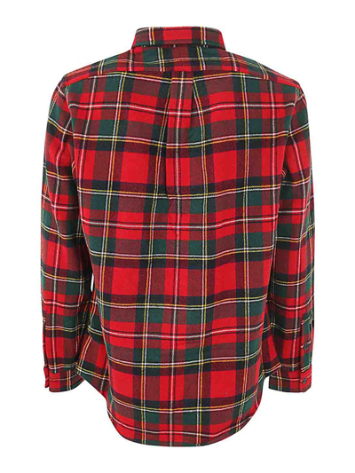 Shop Polo Ralph Lauren Long Sleeve Sport Shirt In Multicolor