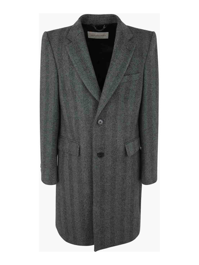 Shop Dries Van Noten 00140 Richards 7067 Coat In Negro