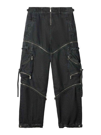 Shop Off-white Cargo Pants In Grey