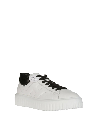 Hogan H-stripes Low-top Sneakers In White