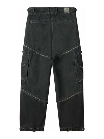 Shop Off-white Cargo Pants In Grey