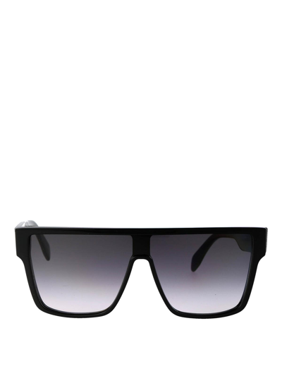 Alexander Mcqueen Alexander Mc Queen Ss22 Sunglasses Am0354 S 001 In Black