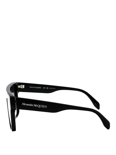 Alexander Mcqueen Alexander Mc Queen Ss22 Sunglasses Am0354 S 001 In Black